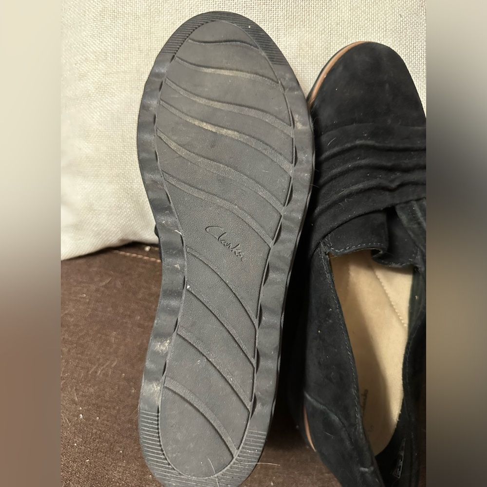 Clark slip ons